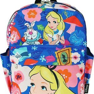 Disney Alice in Wonderland Colorful Nylon Mini Backpack Adjustable Straps Bag